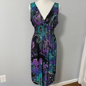 Multicolor Sleeveless Dress